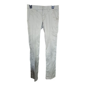 Skobel's Junior's Khaki Classic Slim Fit Straight Leg Uniform Pants